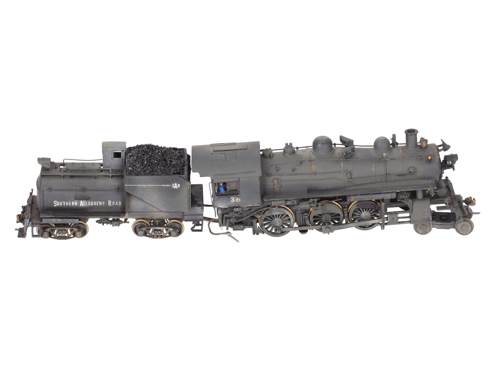 Roundhouse 455 HO Scale SAR 4-6-0 10 Wheeler Loco – Assembled/Custom
