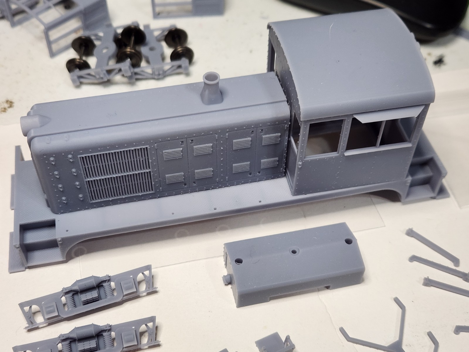 On30 Freelance End Cab Switcher Kit 3D Printed For Athearn RTR HO SW1500 Mech