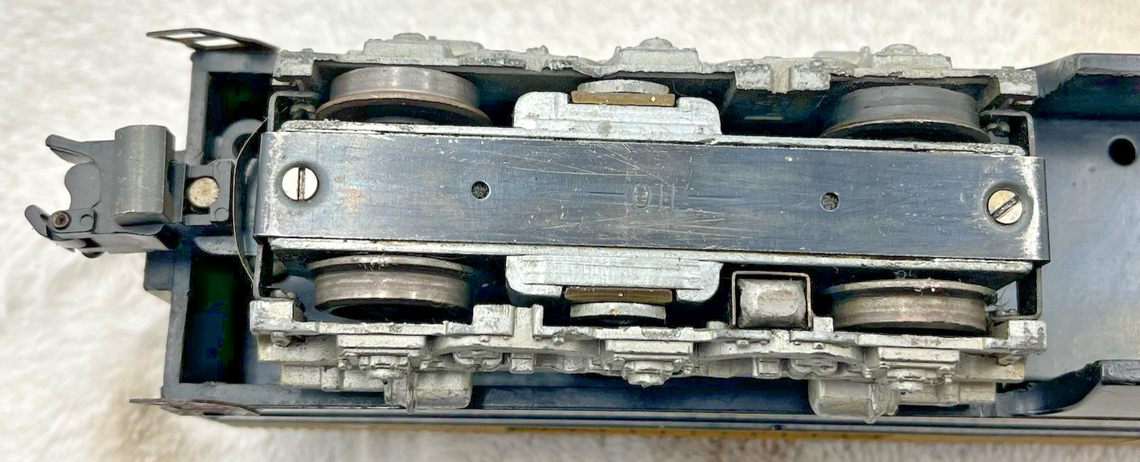 Gilbert American Flyer S Gauge 484 Santa Fe Alco PA Diesel – Runs Well
