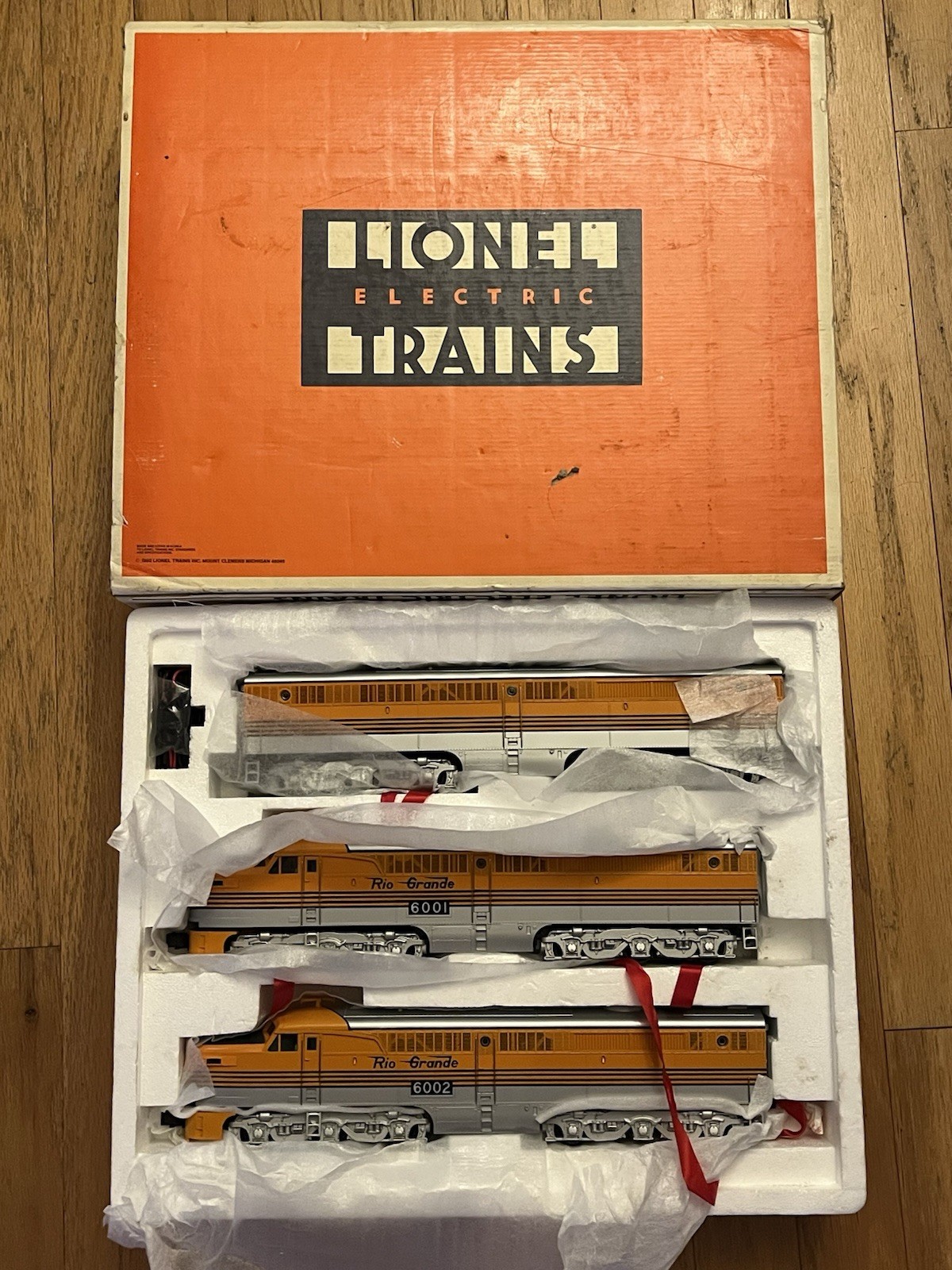 Lionel 6-18107 Denver & Rio Grande PA-1 A-B-A Diesel Engine Set 6001 6002 In Box