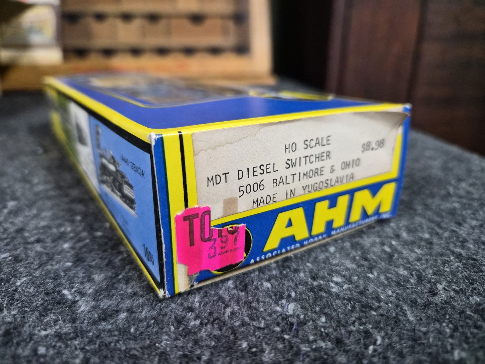 AHM Baltimore & Ohio B&O 5006 Switcher Diesel HO Scale In Original Box