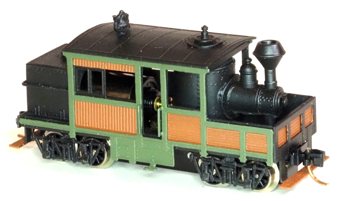 Brass N-scale 30061 Westmodel 15 Ton Climax A Typ HORIZT boiler coreless motor