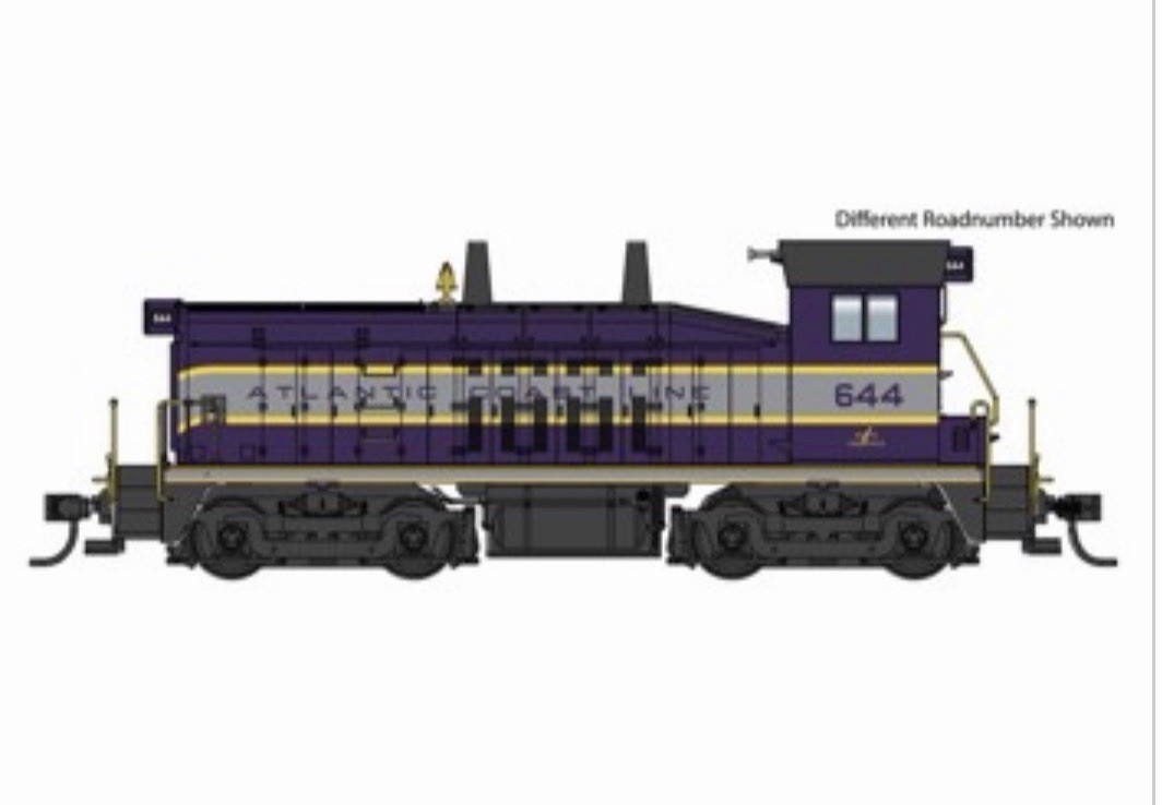 Walthers HO 910-10651 EMD SW7 Atlantic Coast Line #644 Locomotive