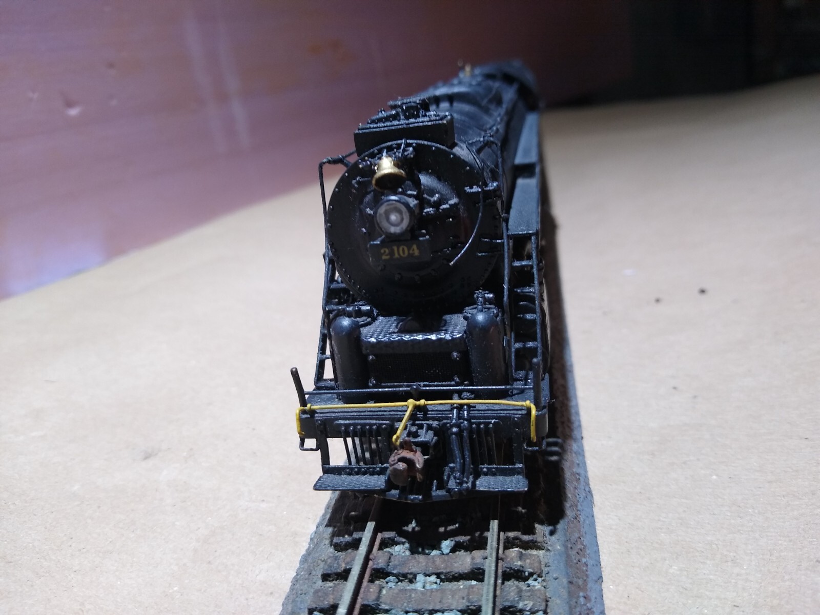 HO Custom NJ Brass Reading Co 4-8-4 T1 Northern PFM Sound Rev HL/BL Fire Box Lt