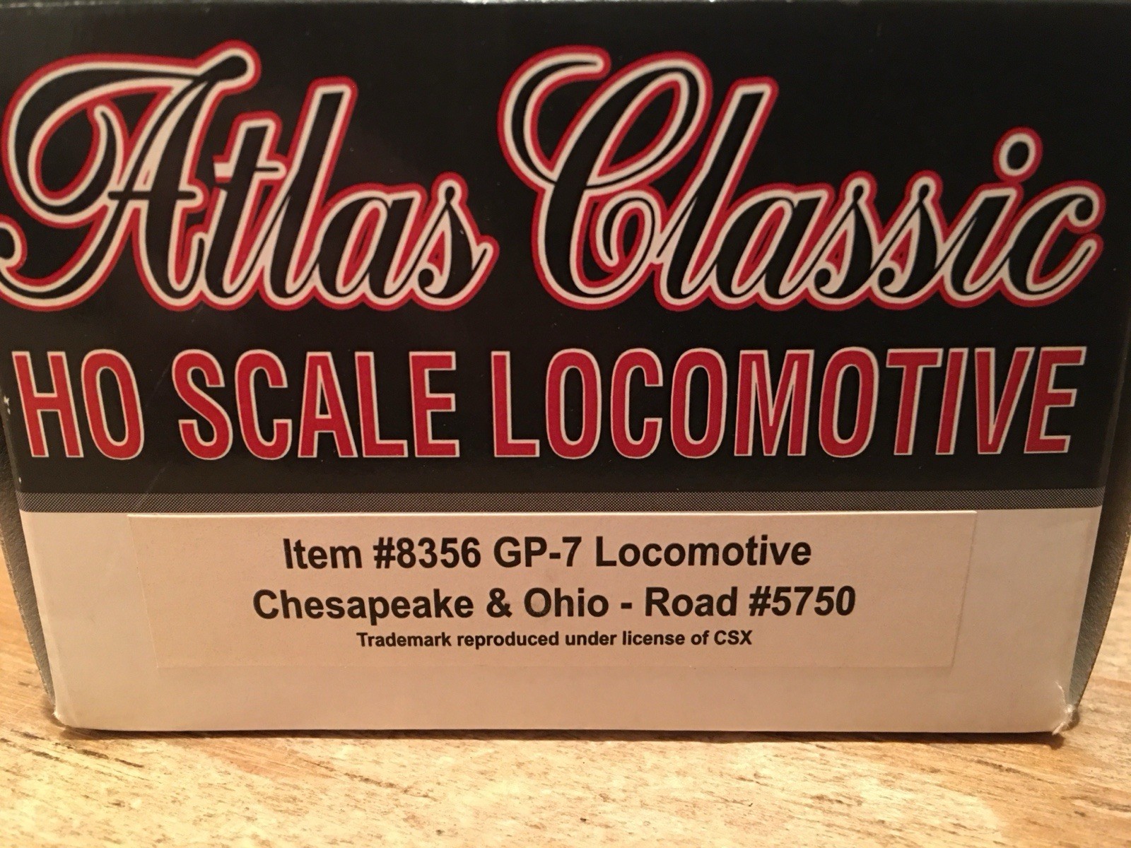 HO Atlas Classic 8356 Chesapeake Ohio GP7 Diesel Locomotive C&O #5750 WEATHERED