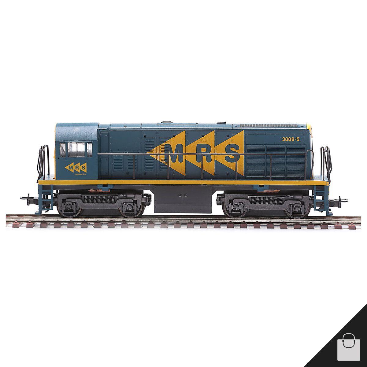 Frateschi Electric Locomotive U5B MRS 3039 HO Miniature Brazilian Train 1:87