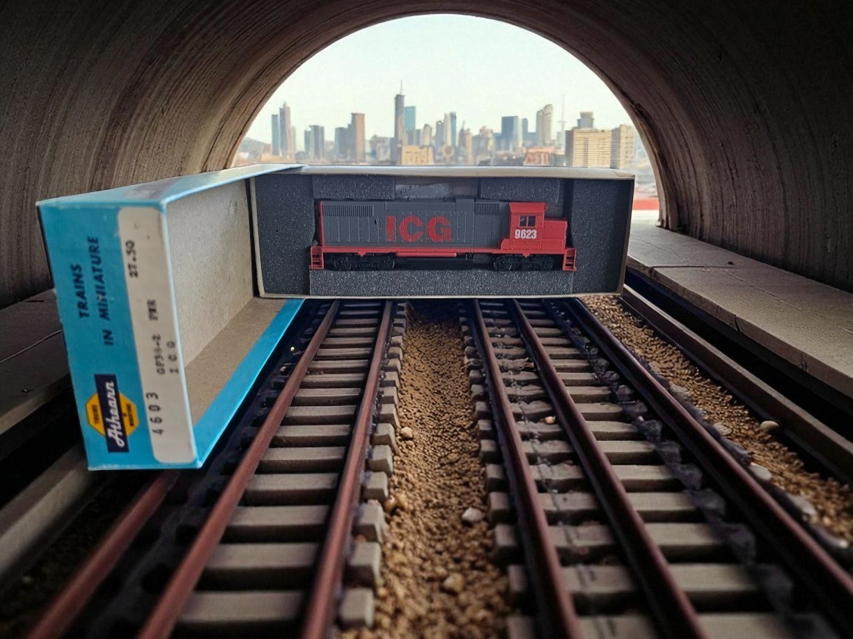 Athearn 4603 HO GP38-2 ICG Illinois Central (IC) 9623 Analog DC