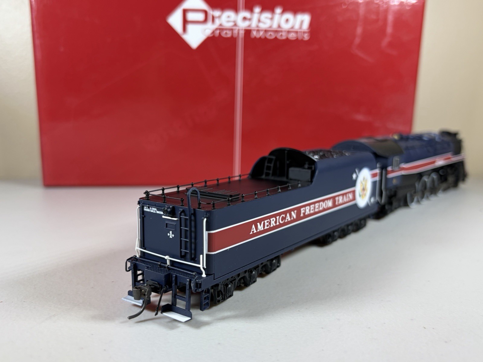 HO Precision Scale Models DCC Sound Reading American Freedom T1 4-8-4 #1 New