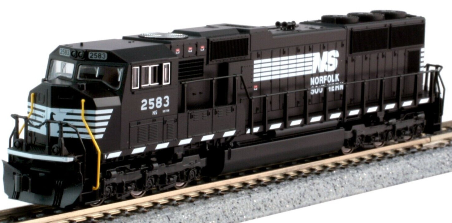 KATO 1767613 N SCALE Norfolk Southern NS #2581 SD70M Flat Radiator 176-7613 DC