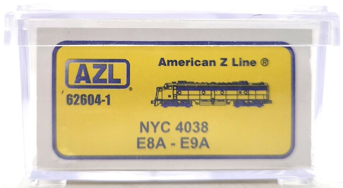 American Z-Line 62604-1 Z Scale New York Central E8A-E9A Diesel Locomotive #4038