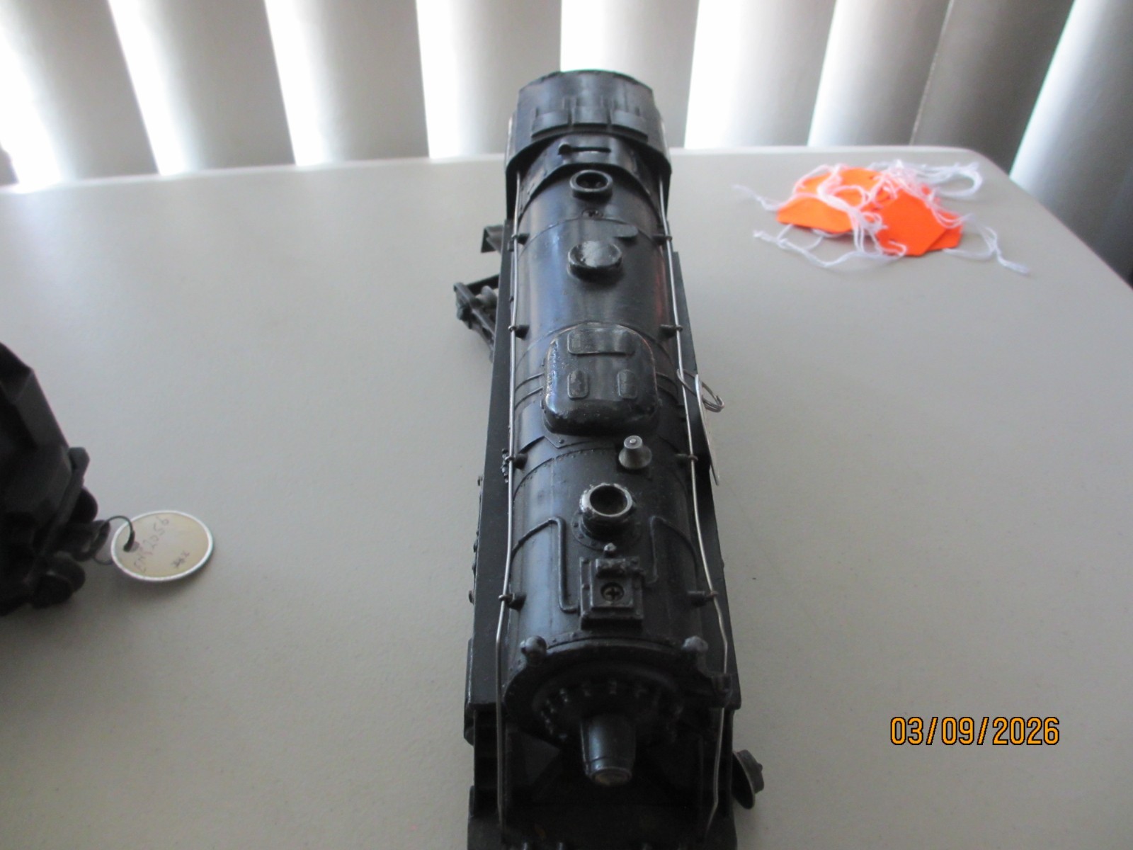 1952 LIONEL O GAUGE 2056 HUDSON STEAM LOCOMOTIVE WITH 2046W TENDER