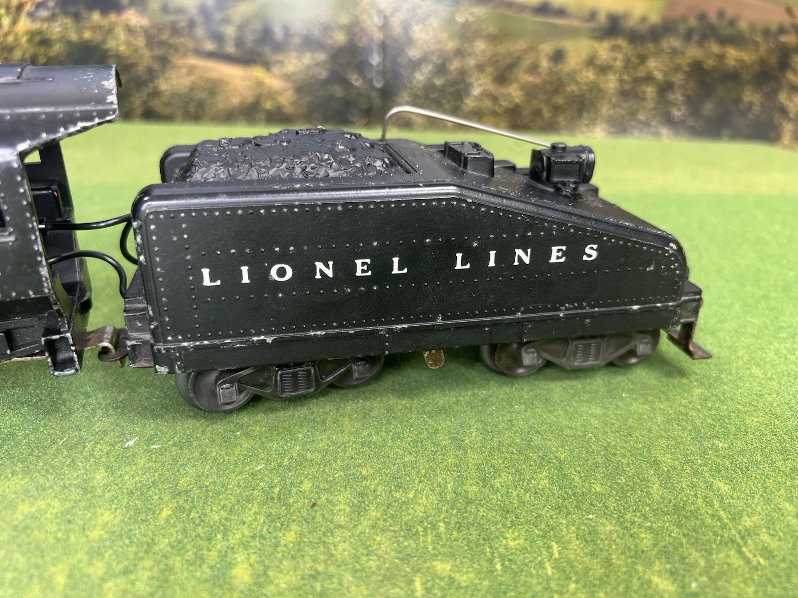LIONEL POSTWAR 1656 0-4-0 STEAM SWITCHER LOCOMOTIVE & 6403B TENDER W/BELL O GA.