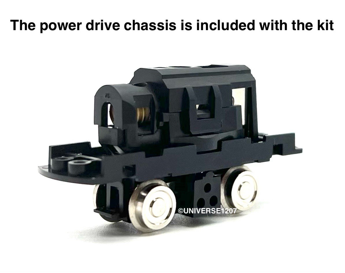 HOn30/HOe/HOn2-1/2 Citroen Narrow Gauge Food Truck Kit H0e Locomotive Railcar PH