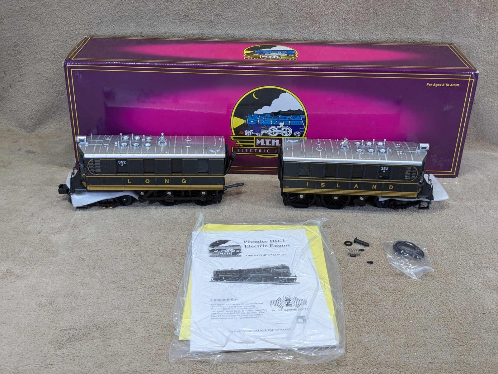 MTH 20-5516-1 O Long Island DD-1 Electric Locomotive Proto Sound 2.0