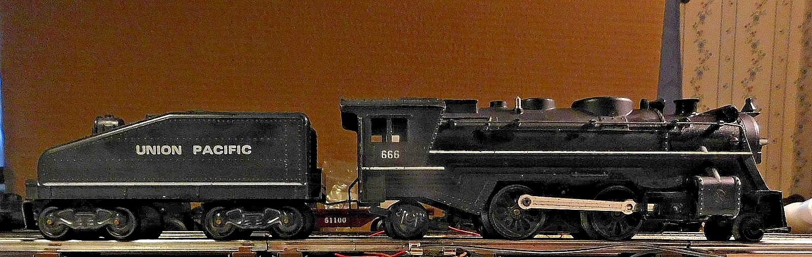 MARX 2-4-2 Smoker Locomotive ~ Union Pacific ~ Double-Reduction Rd# 666 – O