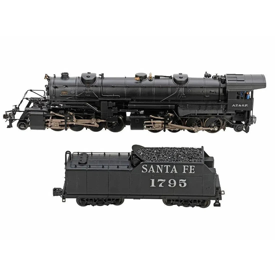 VINTAGE Lionel 6-38030 O Santa Fe 2-8-8-2 Mallet Steam Loco & Tender #1795~w/BOX