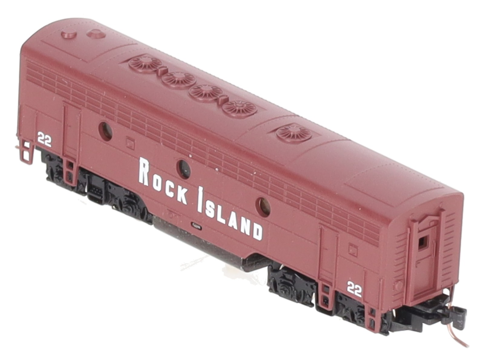 MicroTrains 98002240 Z Rock Island EMD F7B Diesel Locomotive #22 EX/Box