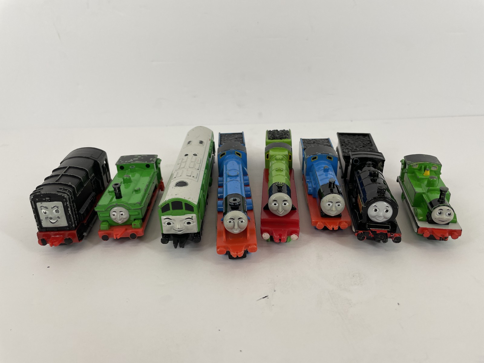 Thomas & Friends ERTL Learning Curve Die-Cast Metal Train Engine Lot 9 Pcs