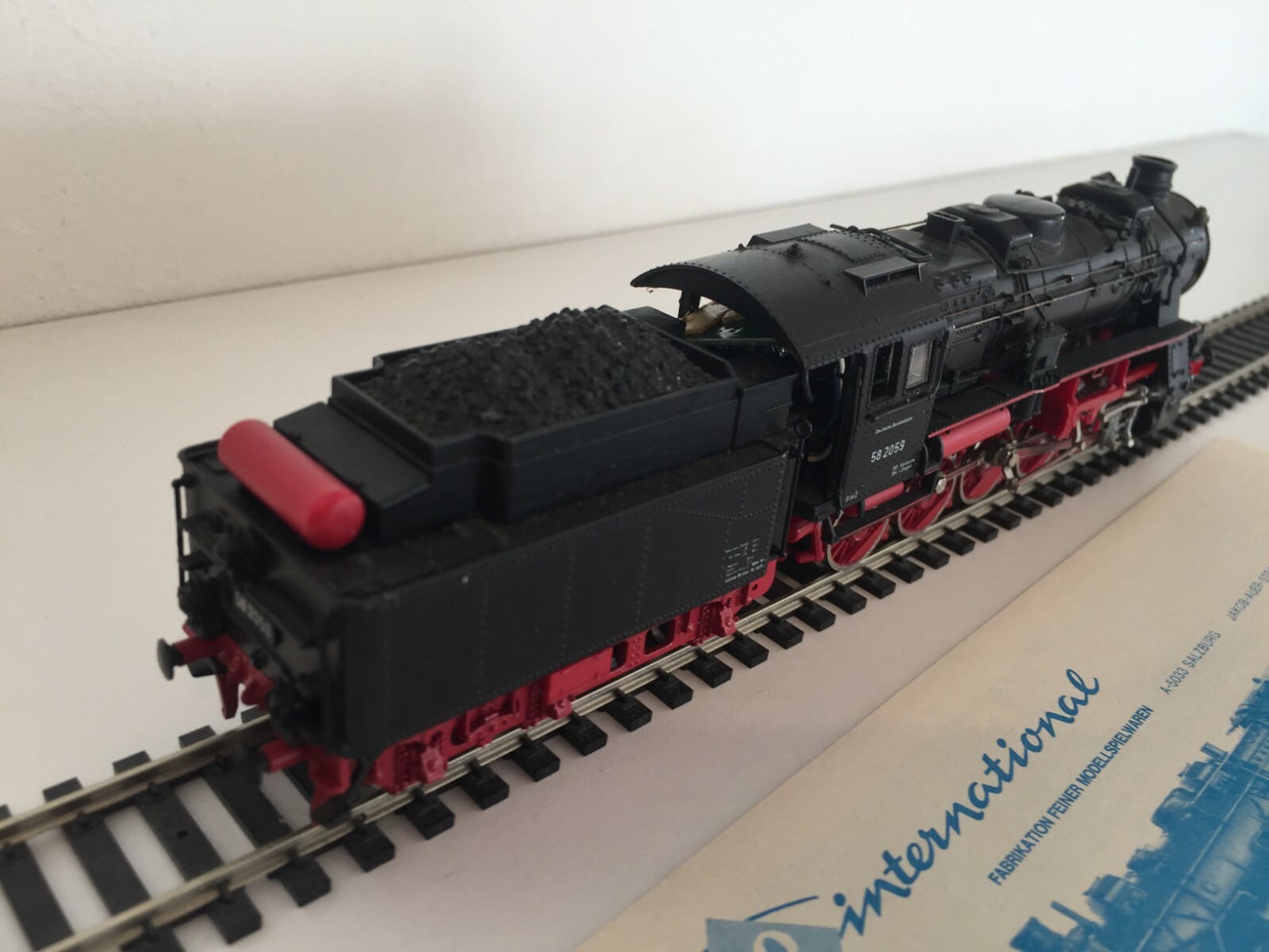 Roco HO Scale 4112 Prussian G12, DB Br58 (58 2059) 2-10-0 in Epoch iii Livery