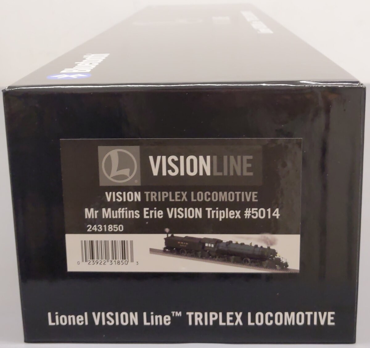 Lionel 2431850 O Gauge VISIONLINE Mr Muffins Erie Triplex Steam Locomotive #5014