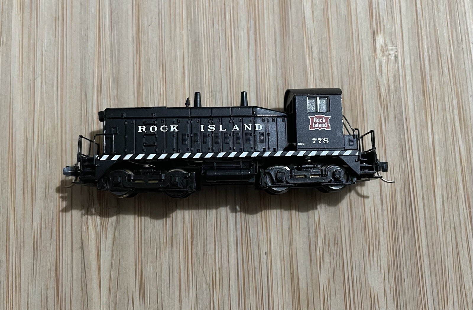 N Scale Life-Like SW9/1200 Rock Island #778 Diesel Locomotive AS IS Read Desc.