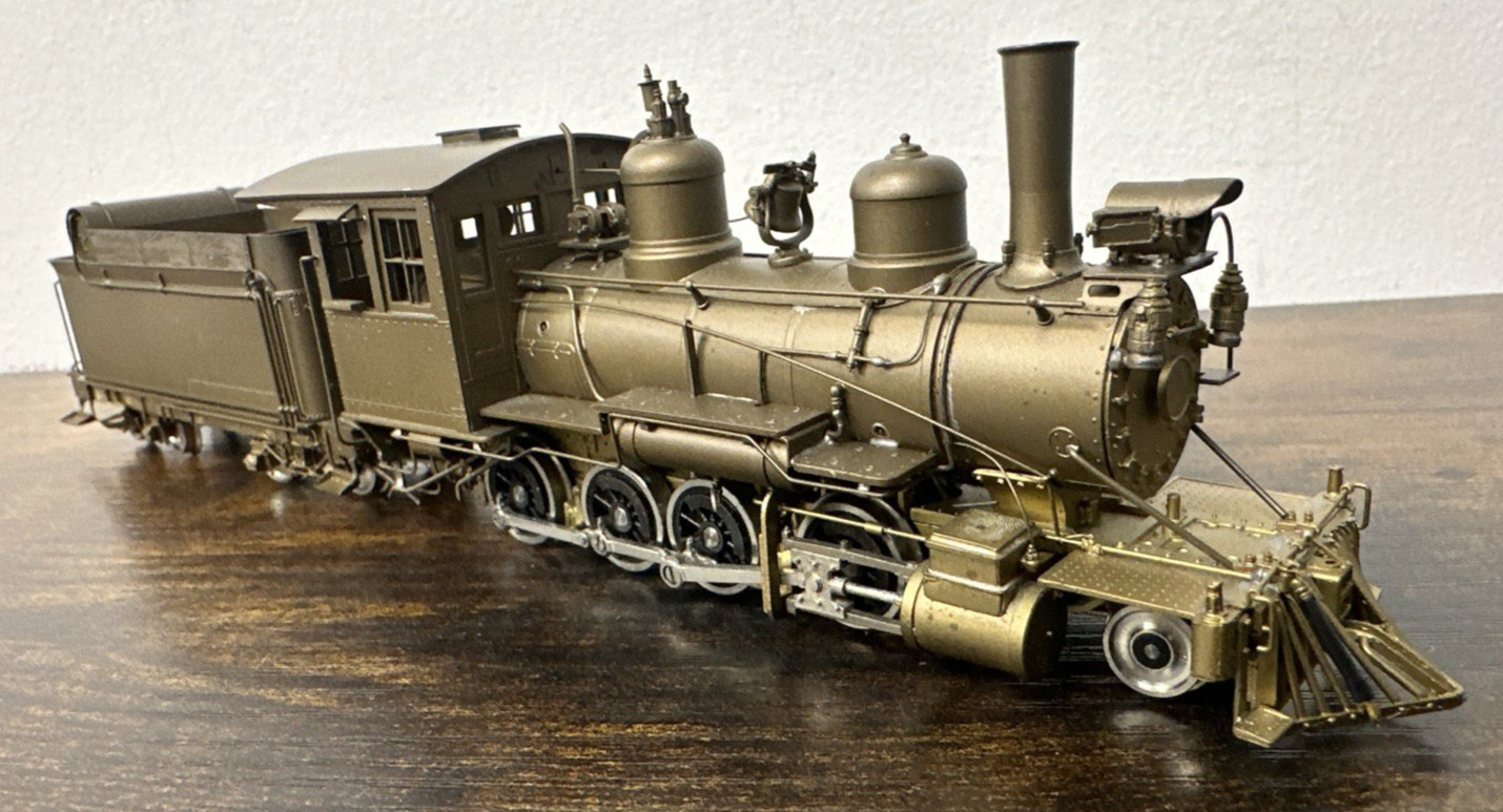 Pacific Fast Mail Sn3 Brass C-16 Class 2-8-0 D&RGW #223 Unpainted Runs Well!