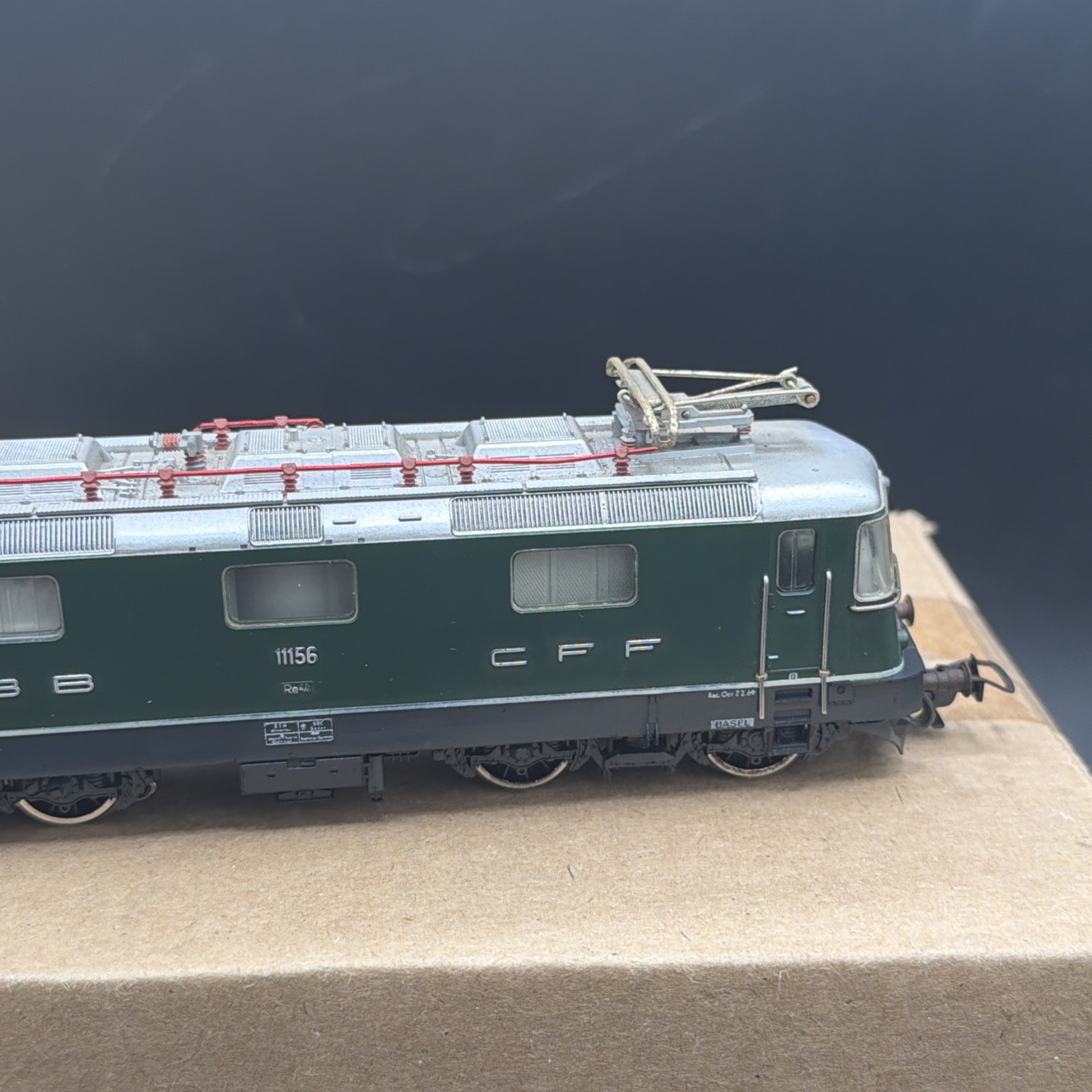 RARE Fleischmann HO Scale AC 3 Rail SBB FFS Re 4/4 Locomotive 4349