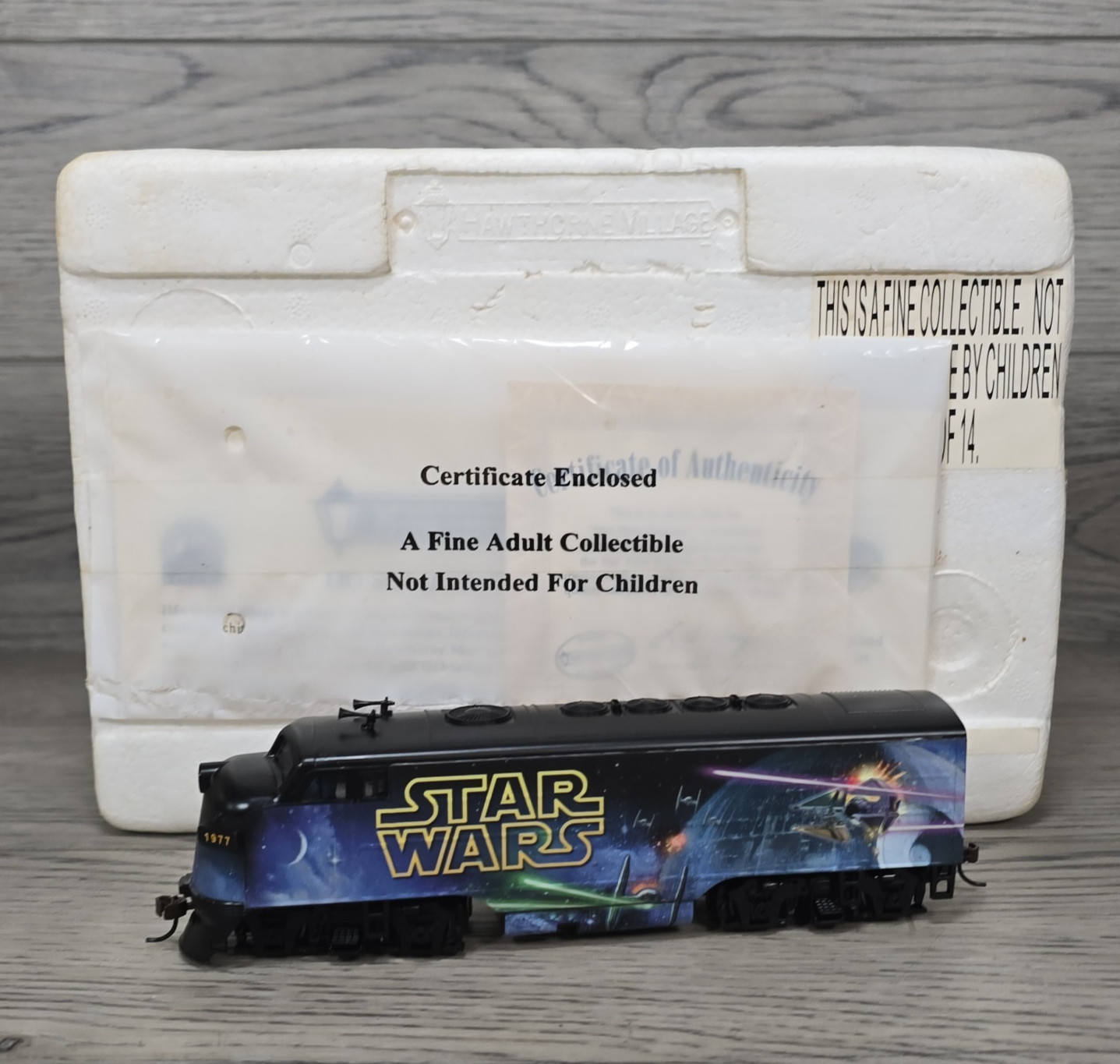 Hawthorne Village Star Wars Express Locomotive Train Engine HO Scale w/ COA