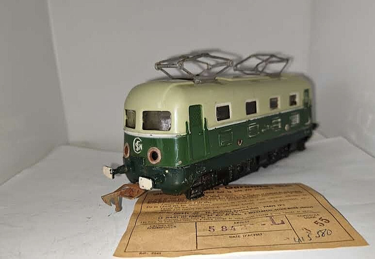 JEP 5842 L Electric Locomotive Scale 0 France Era 1950 With Its Box