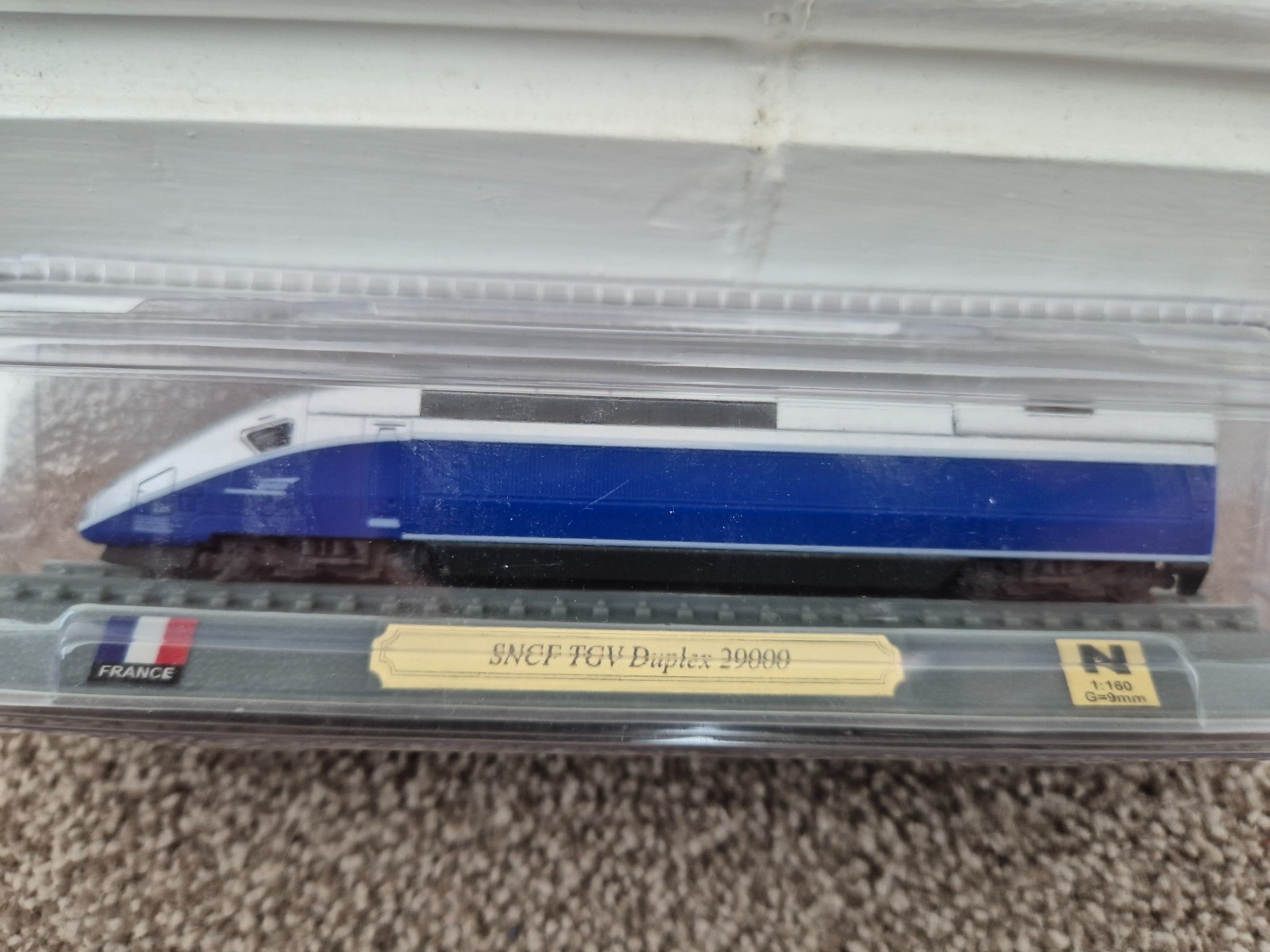 DEL PRADO N GUAGE 1/160 SNCF TGV DUPLEX 29000 FRANCE LOCO LOCOMOTIVE TRAIN MODEL