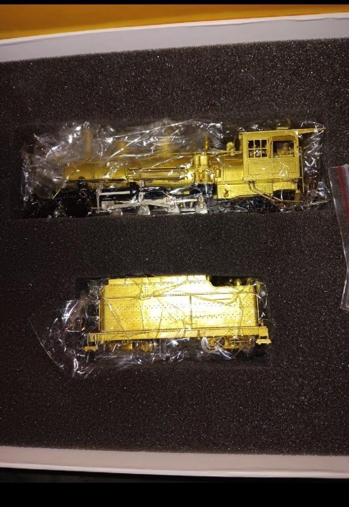 Sunset Models Inc DRG&W K-27 HOn3 2-8-2 Brass Steam Locomotive w/ Tender HN02B
