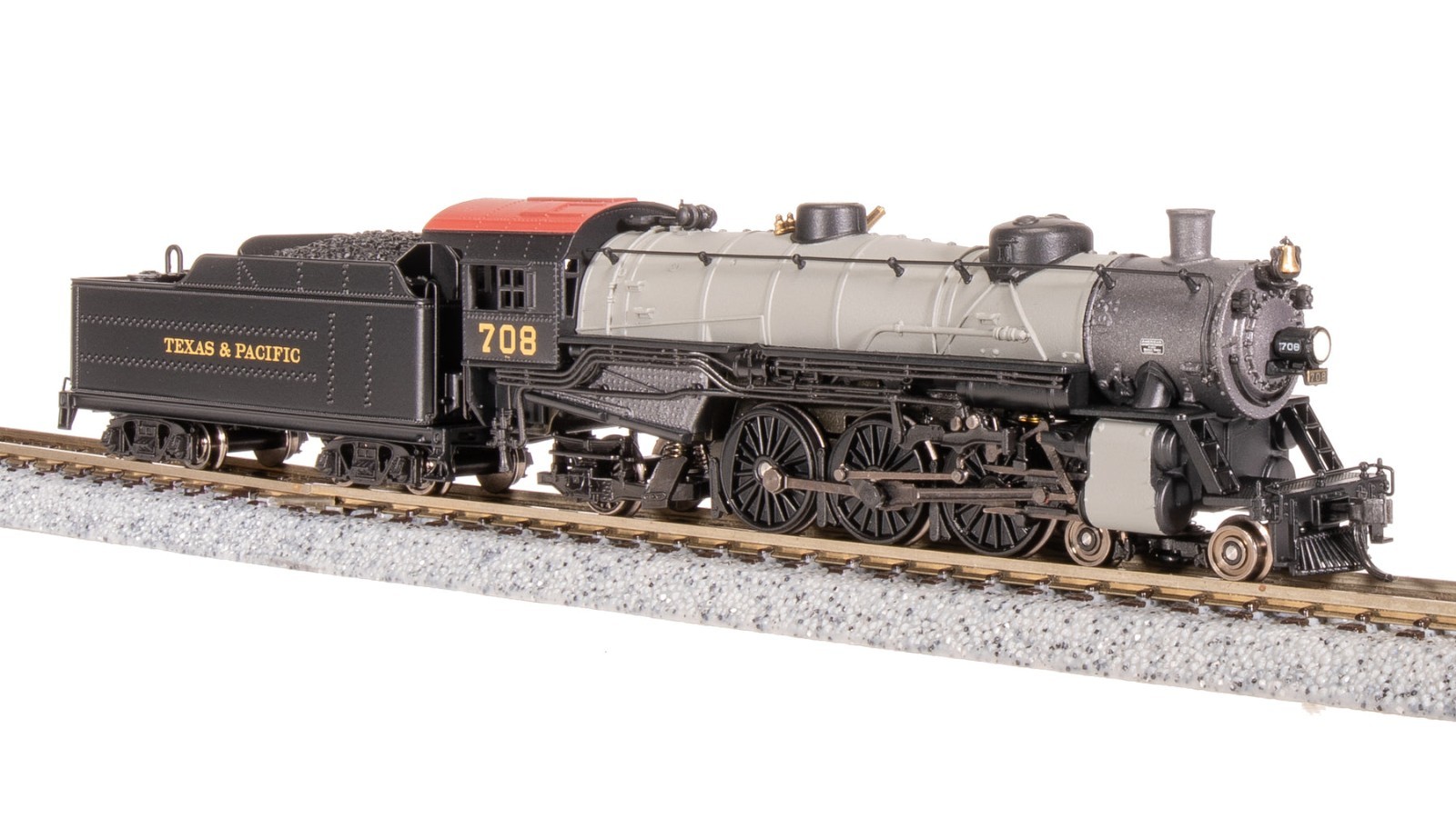 8011 Light Pacific 4-6-2, T&P 713, Gray Boiler, Paragon4 Sound/DC/DCC, N (NP)