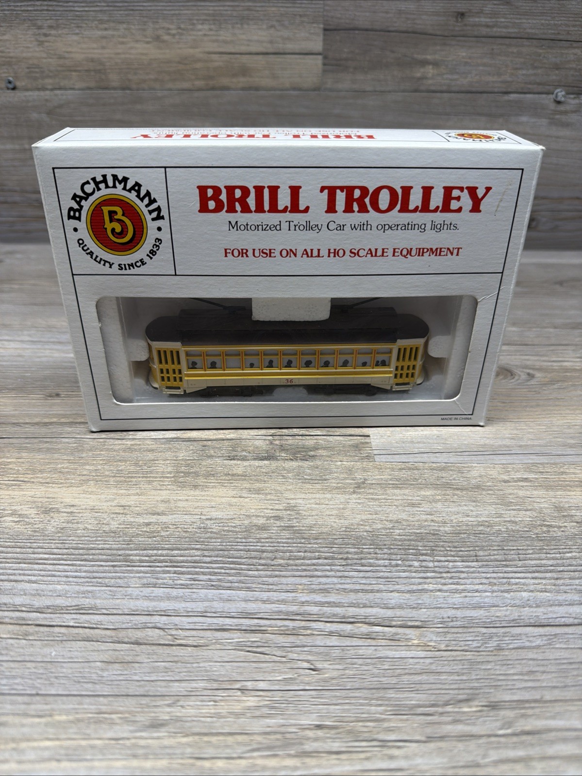 Bachmann #61048 HO Scale Brill Trolley Car-#36