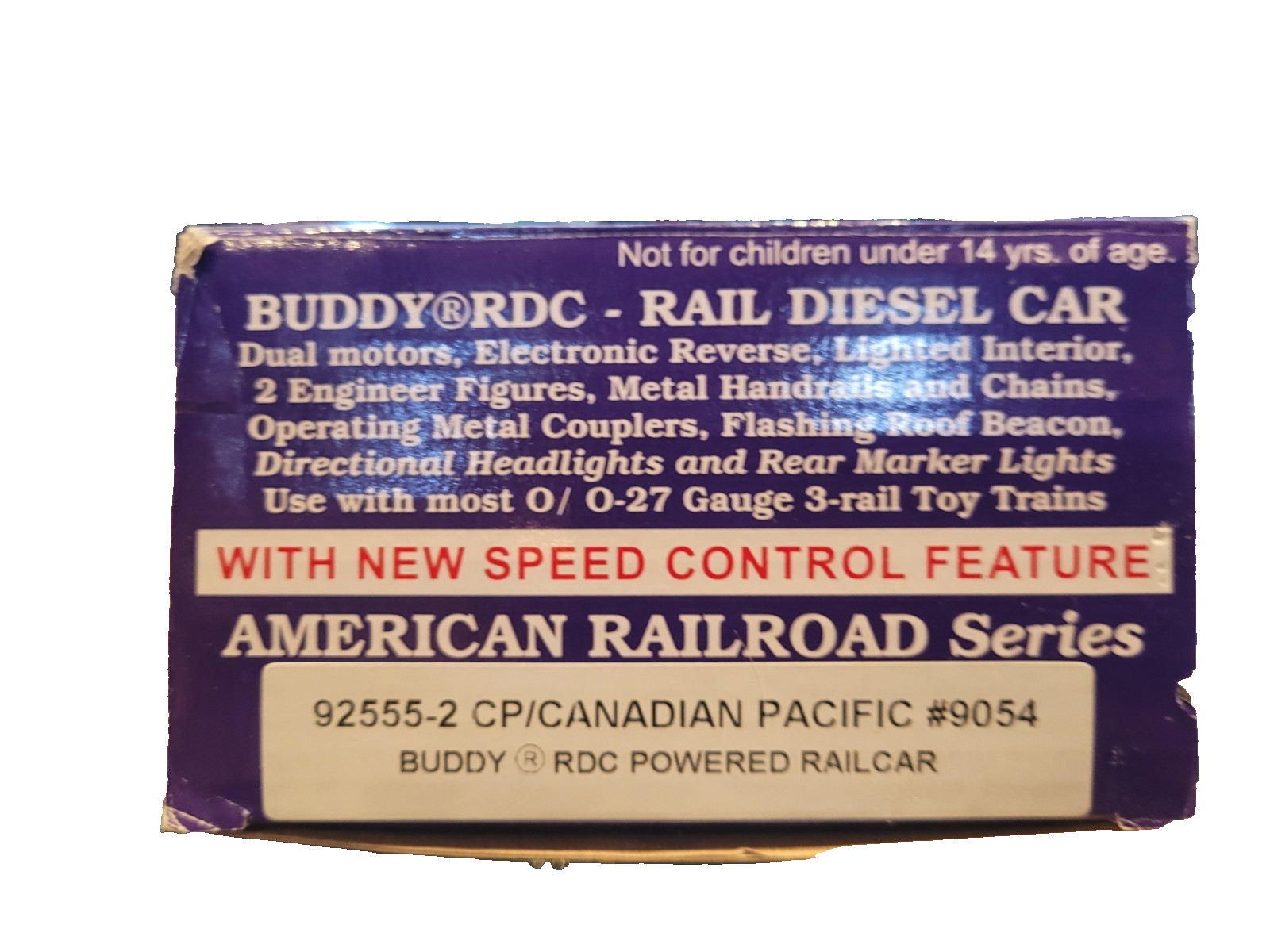 RMT 92555-2 Canadian Pacific O Gauge Powered Rail Car (Buddliner) New in Box
