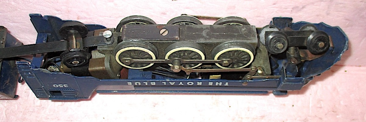 American Flyer 350 THE ROYAL BLUE 4-6-2 Die-Cast B&O Steam Locomotive TESTED