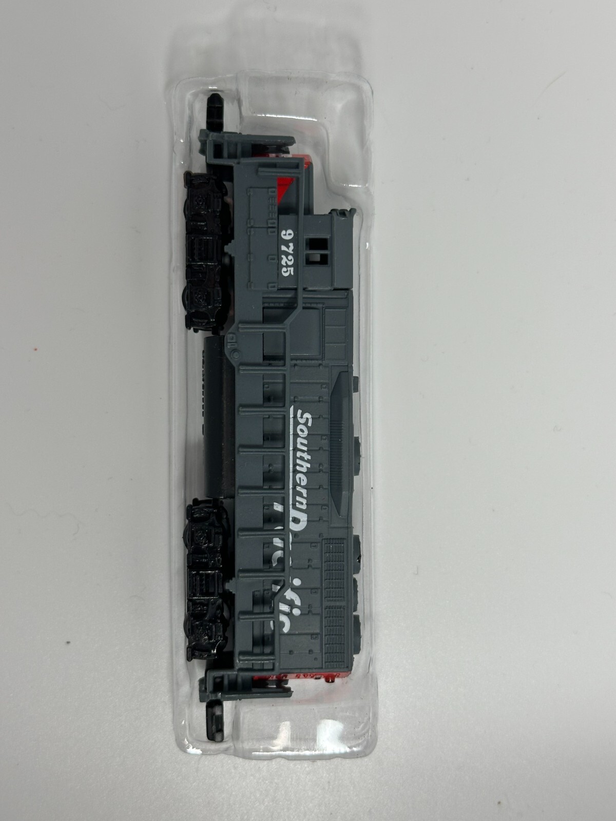 Set of Southern Pacific Railroad Locomotive, Hopper, Piggyback & Canister Cars
