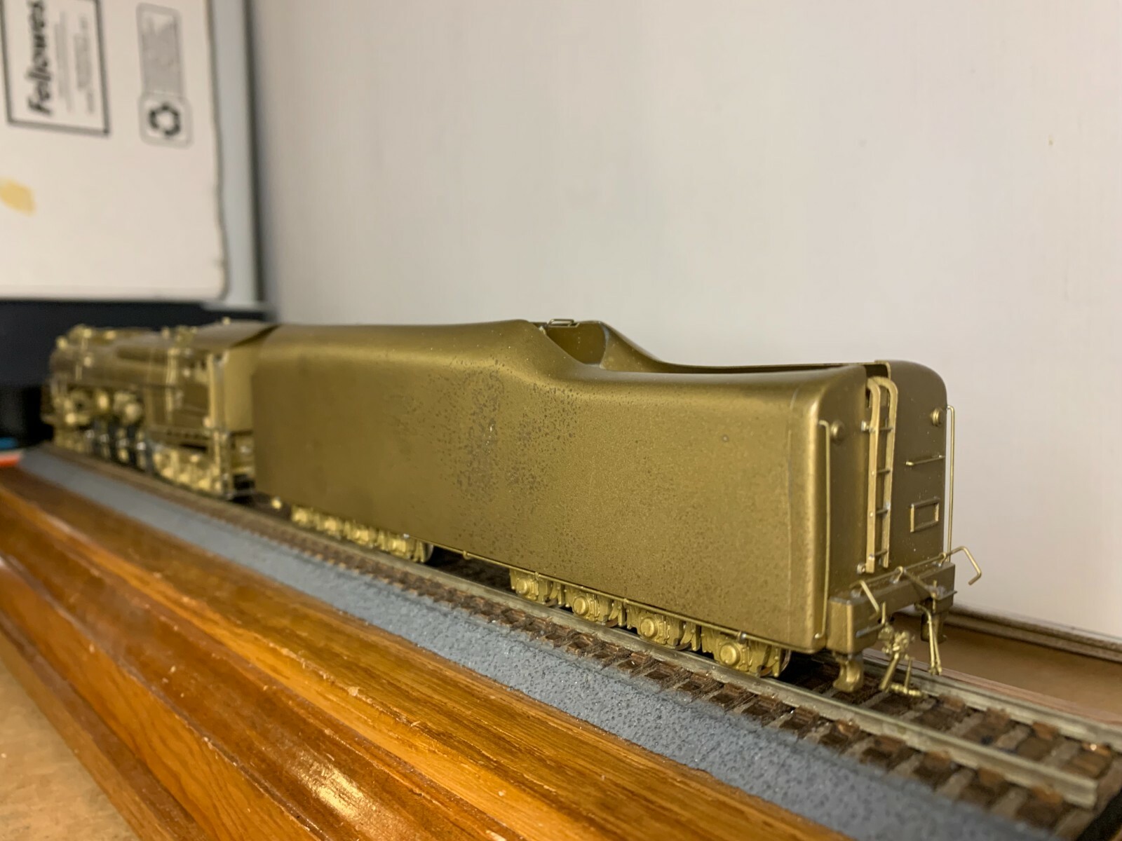 BRASS N.J.Custom #ST-807 P.R.R. S-2 6-8-6 Steam Turbine Loco Unptd. H.O. 1/87