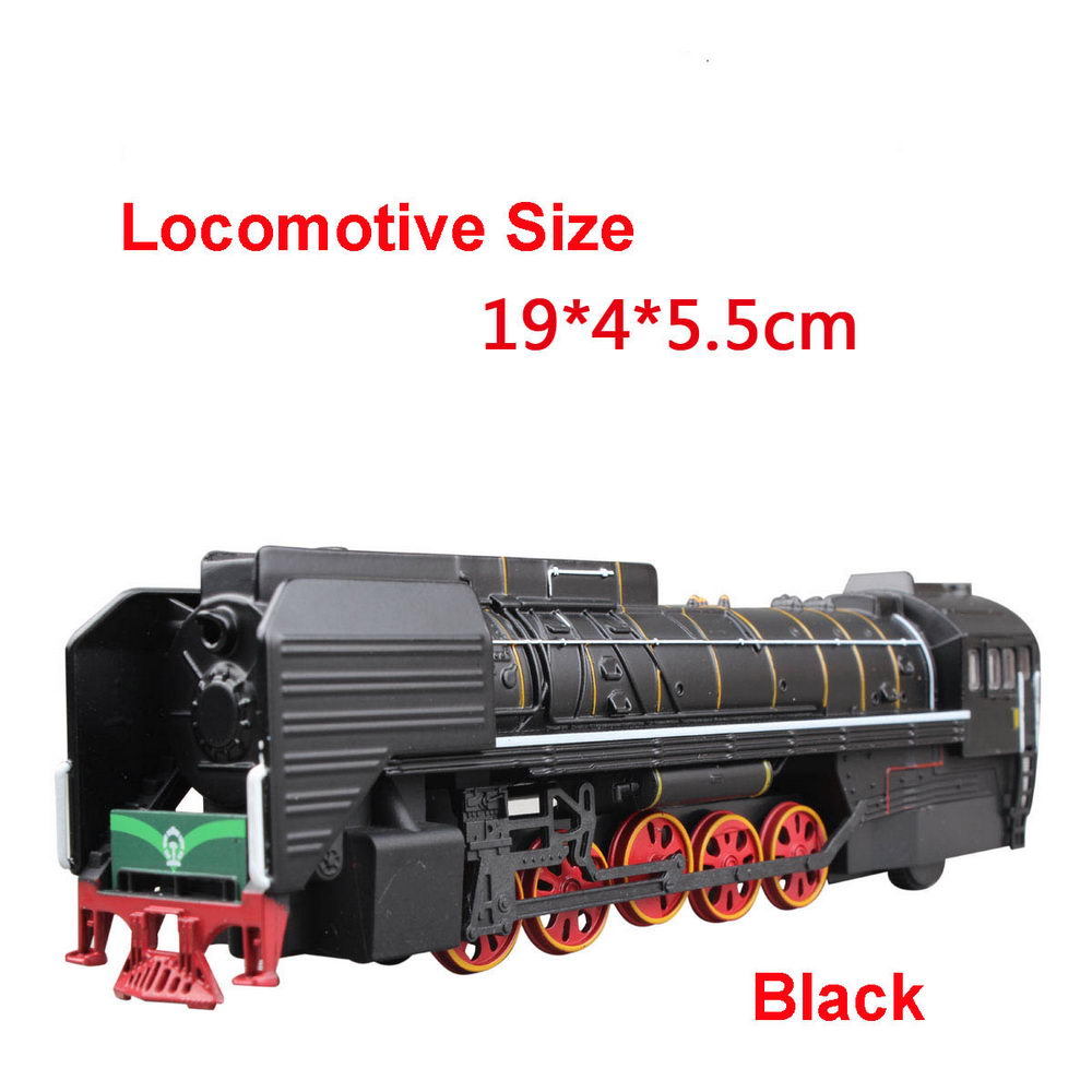 HO Scale 1/87 Diecast Train Locomotive & Carriage Pull Back with Sound Light
