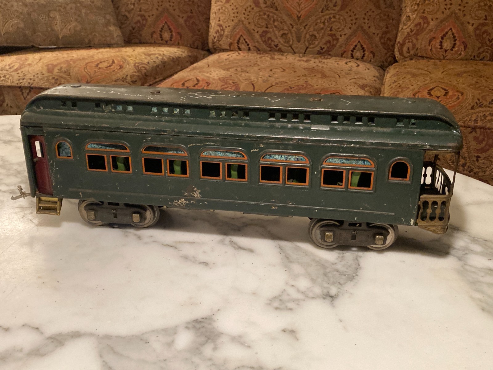 1920s Prewar Lionel 402E Dual Motor Engine with 428, 429 & 430 Train Cars #2