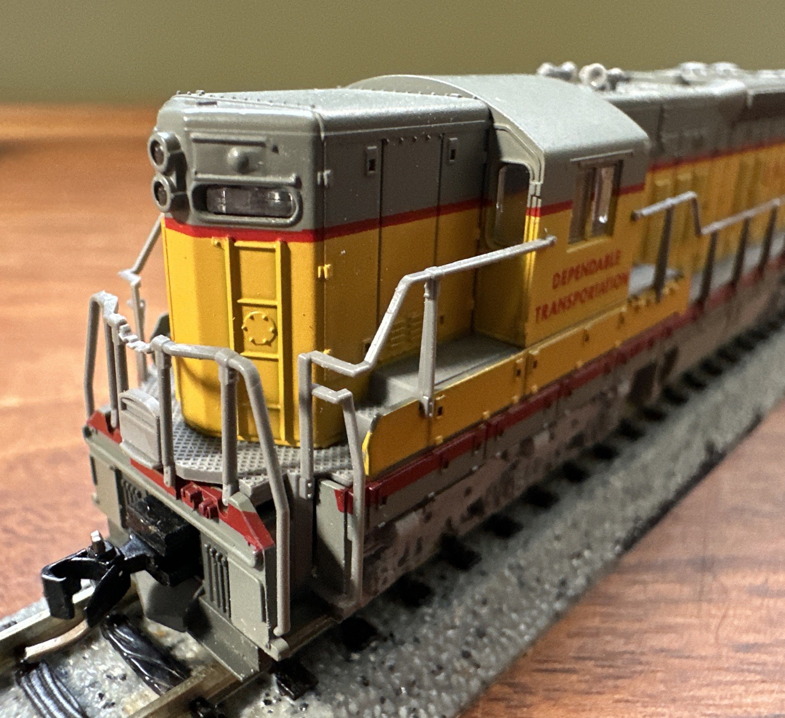 Atlas N Scale #4512 SD-7 Locomotive Union Pacific #457 Tested NOS NY
