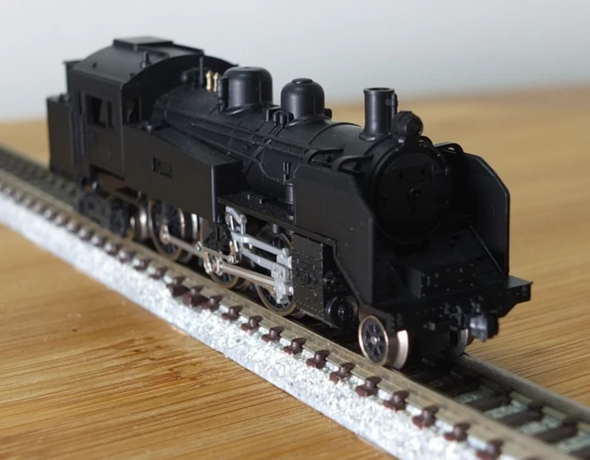 Kato 2002 N Gauge JNR C11 steam locomotive in black livery