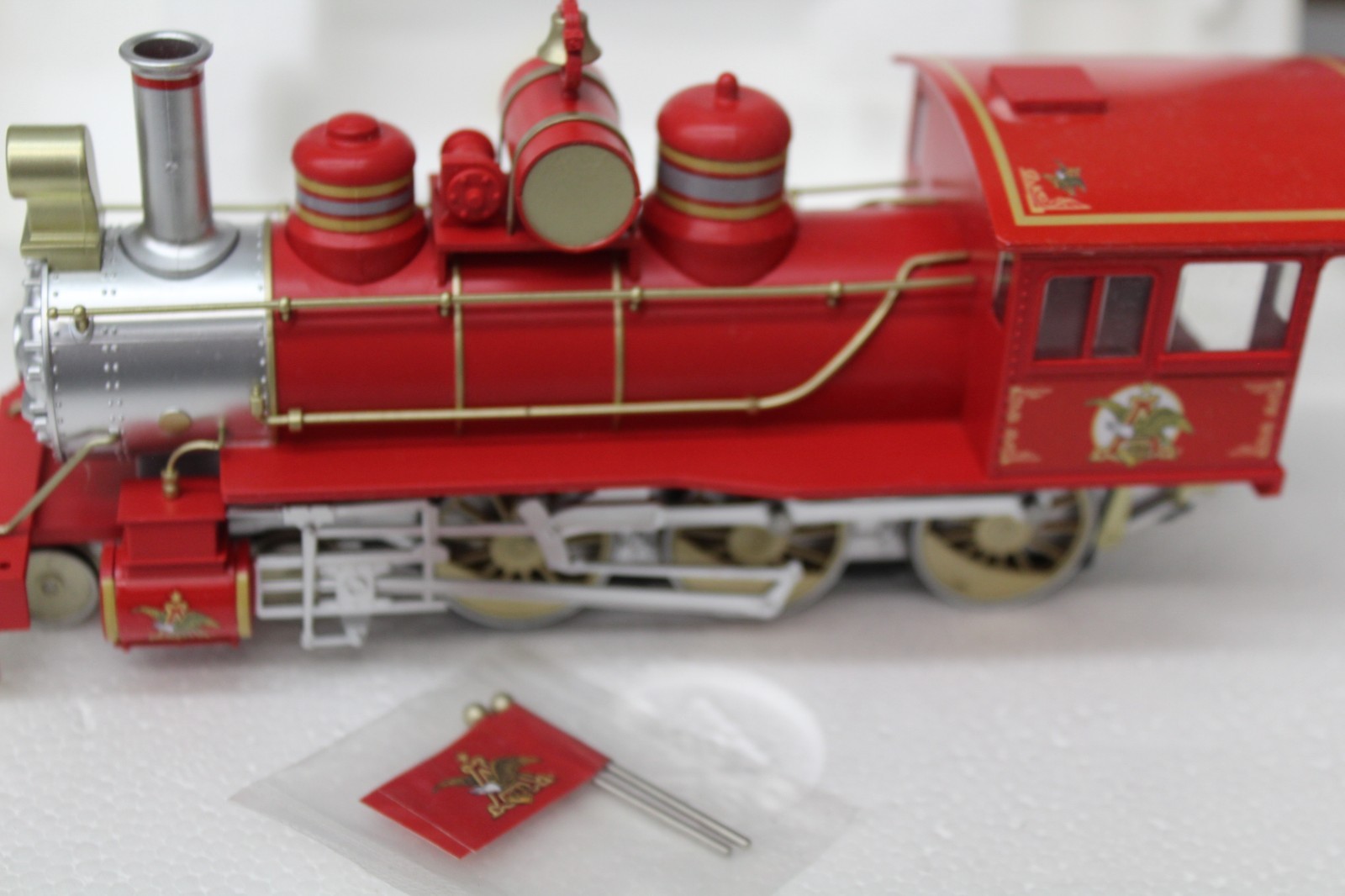 Hawthorne Village Budweiser Train Locomotive & Tender Holiday Express Bradford