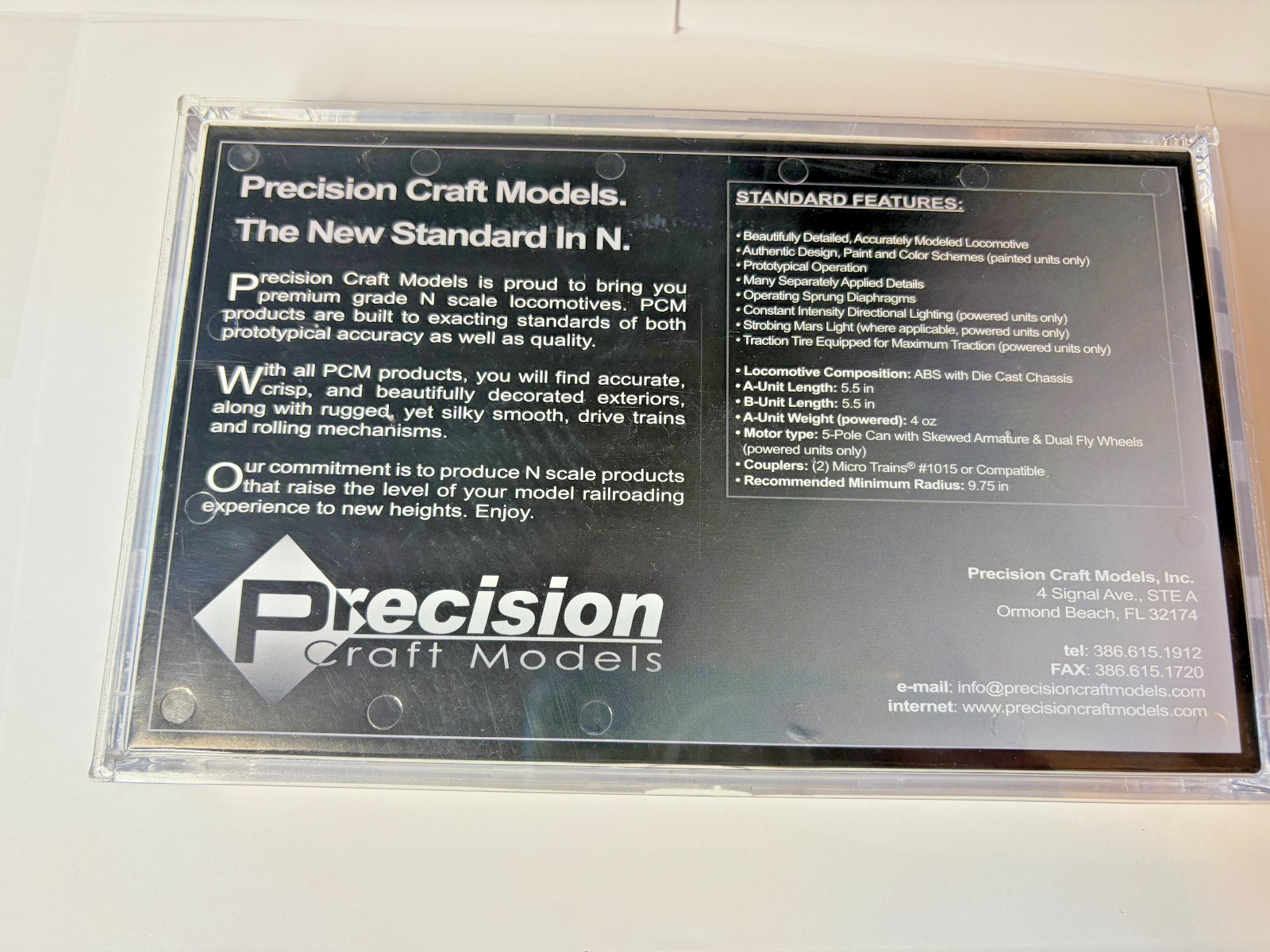 Precision Craft Models N Scale Train EMD E7 E7A 626 Southern Pacific