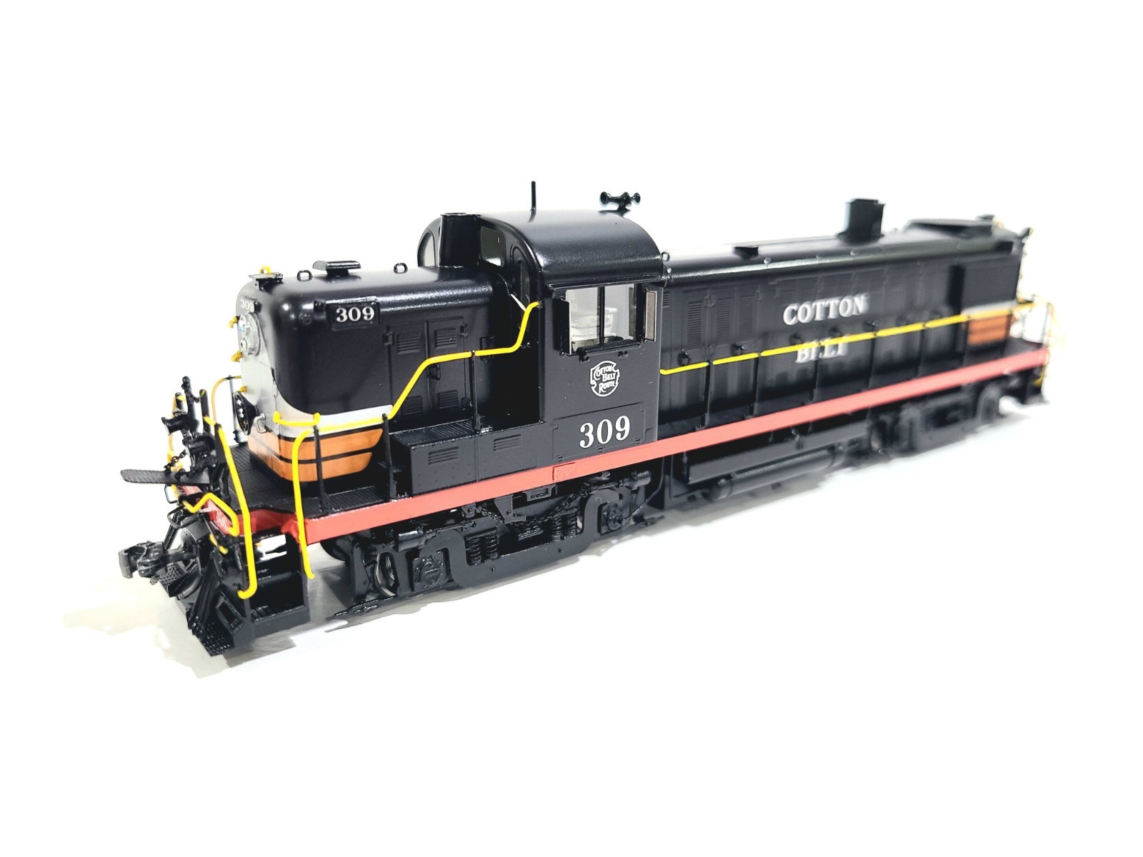 Division Point SSW Alco RS-3 Cotton Belt Black Widow #309 HO Brass #DP-8779.1