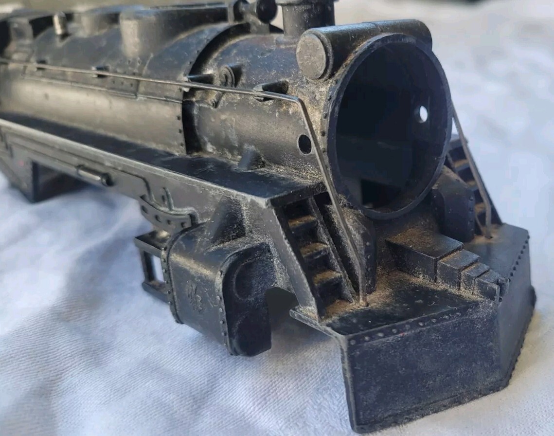 Vintage Marx 1950’s Diecast Steam Locomotive 666 Junkyard Body Lot Of 2