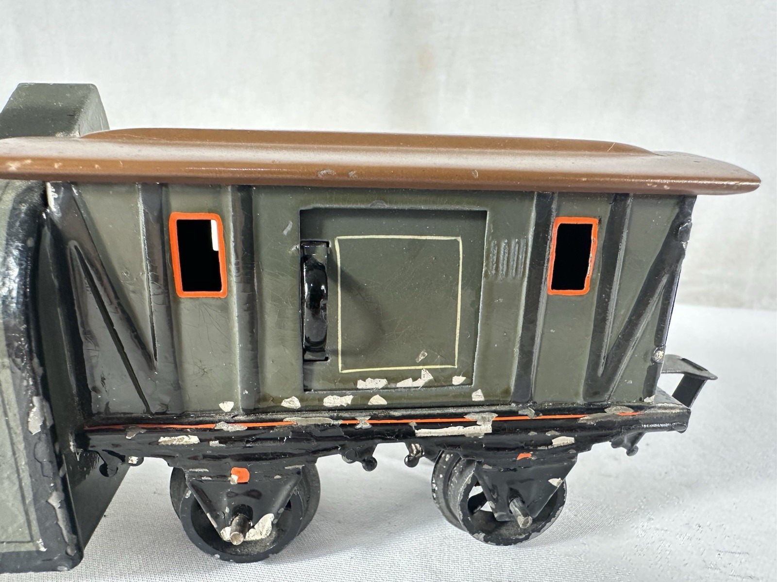 SCARCE Bing Original Prewar O-Gauge Rotary Snowplow!