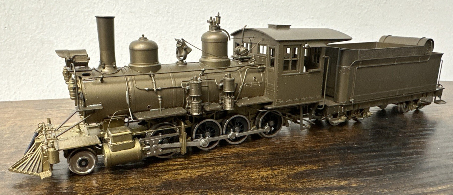 Pacific Fast Mail Sn3 Brass C-16 Class 2-8-0 D&RGW #223 Unpainted Runs Well!