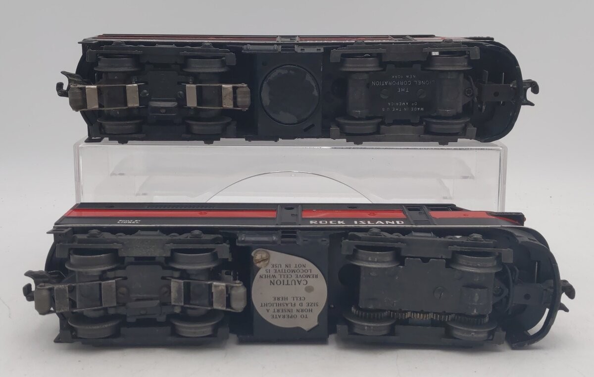 Lionel 2031 Vintage O Rock Island Alco AA Diesel Locomotive Set