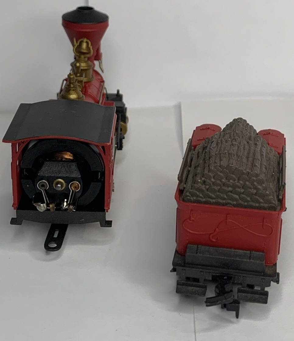 AHM Rivarossi HO Scale Bowker 2-4-0 Steam Loco & Tender KC.St.L.&C VTG Untested