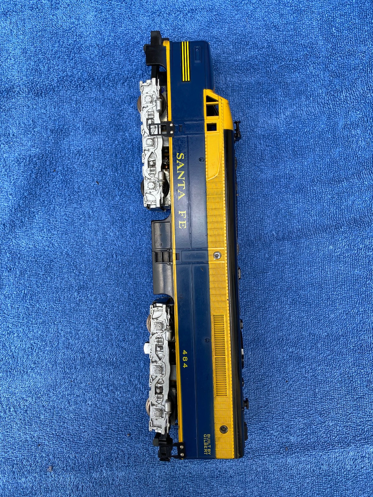 AMERICAN FLYER 484-485-486 ABA SANTA FE FREIGHT LOCOMOTIVES 2 MOTORS HORN & ROAR